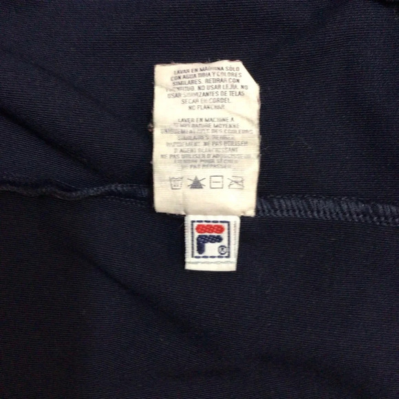Vintage 1990’s FILA Full Zip Blue Athletic Track Jacket with Pockets Size … - Picture 8 of 8